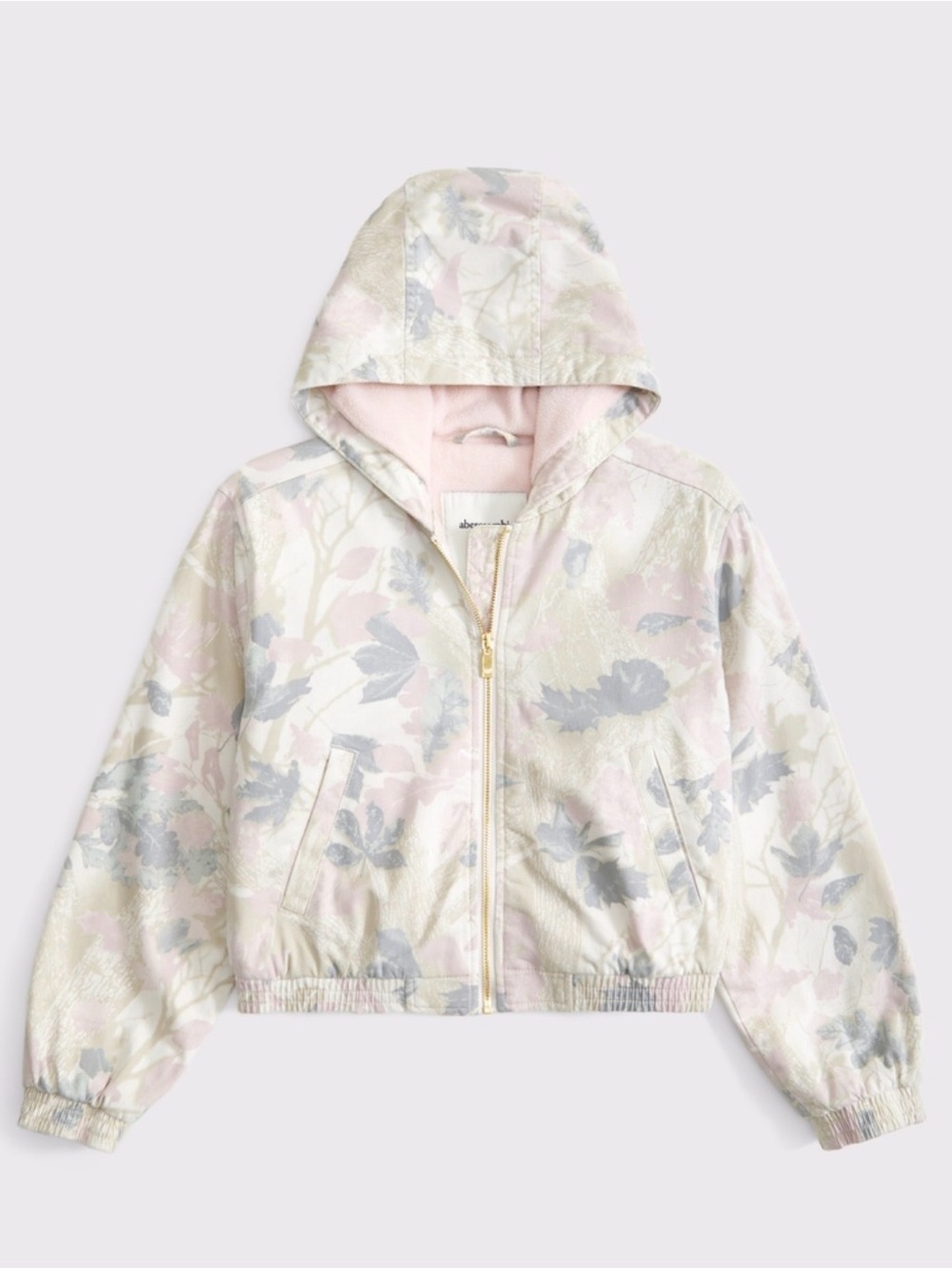 Abercrombie Kids Hooded Camo Workwear Jacket Size 11/12 LIKE NEW